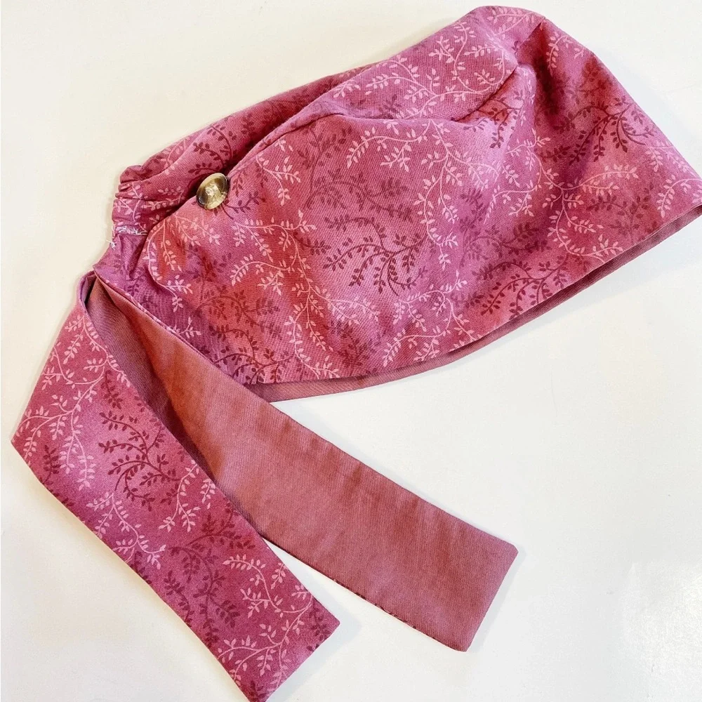 Botanical Pink Scrub Cap - Picture 3 of 4